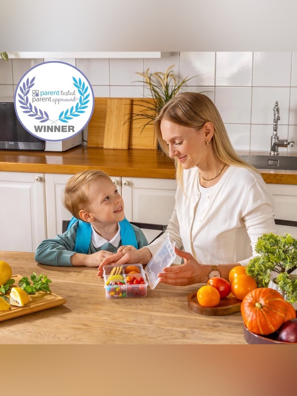 Snack Box Containers Set of 2-Reusable - Picture 5 of 5